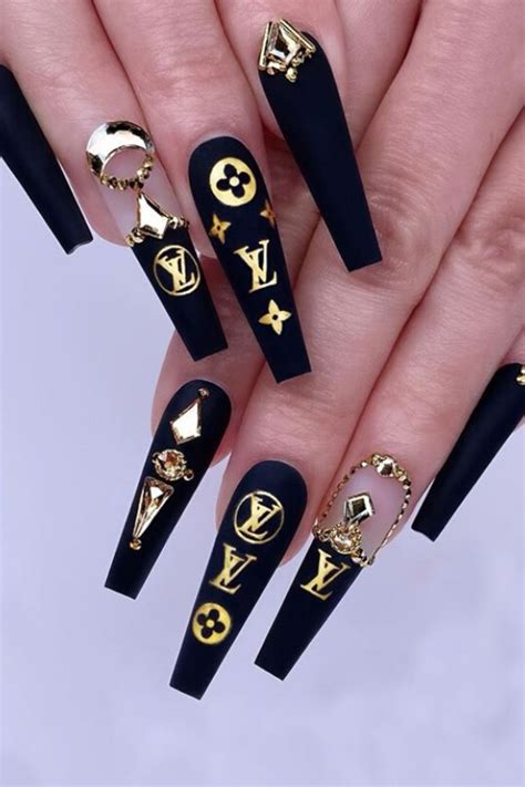 louis vuitton nail design|louis vuitton acrylic nails.